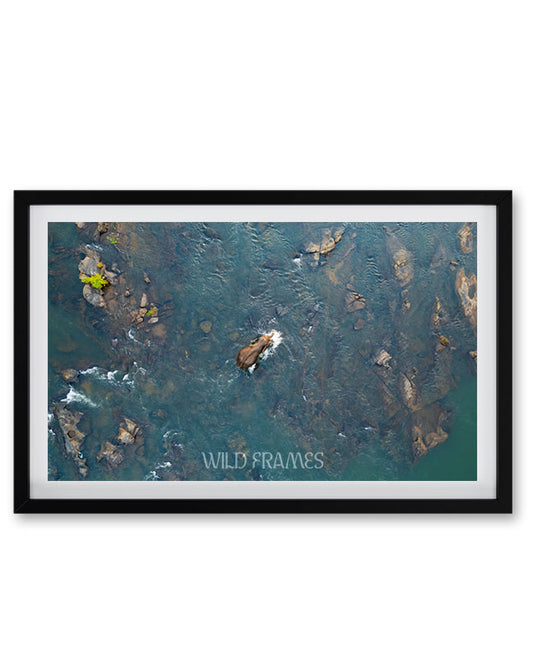 Elephant Aerial View India - Premium Paper