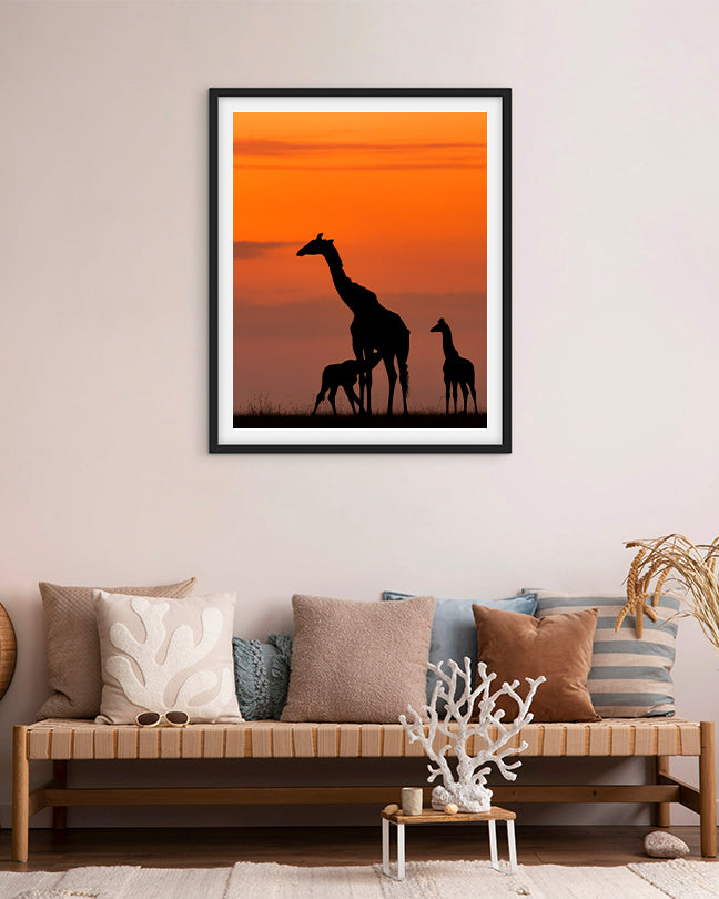 Golden hour grace, nature’s nurture.