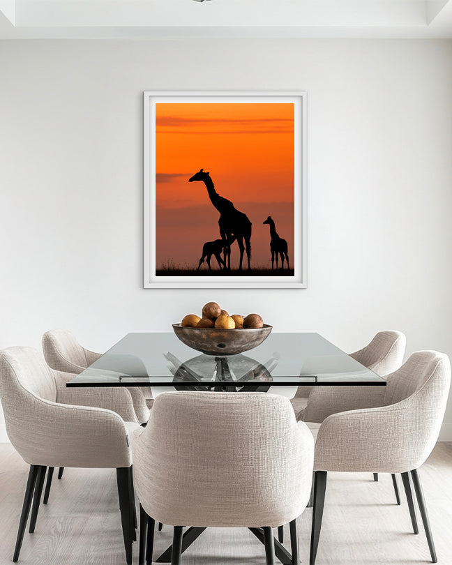 Golden hour grace, nature’s nurture.