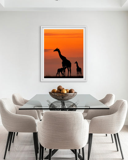 Golden hour grace, nature’s nurture.