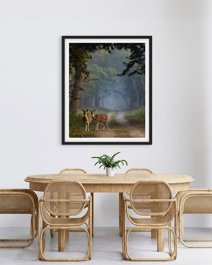 Whispers of the Wild – Luxury Deer photo frame for  Sustainable Interiors