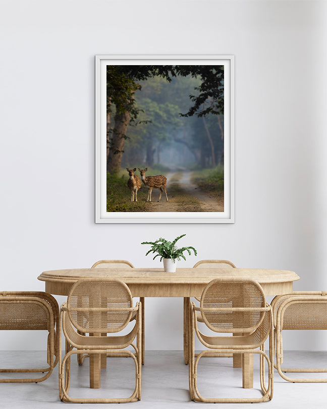 Whispers of the Wild – Luxury Deer photo frame for  Sustainable Interiors