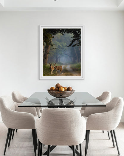 Whispers of the Wild – Luxury Deer photo frame for  Sustainable Interiors