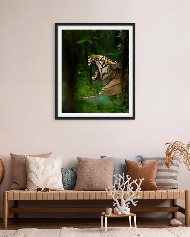 Reign – Tiger Canvas Wall Art for Bold Interior  Spaces